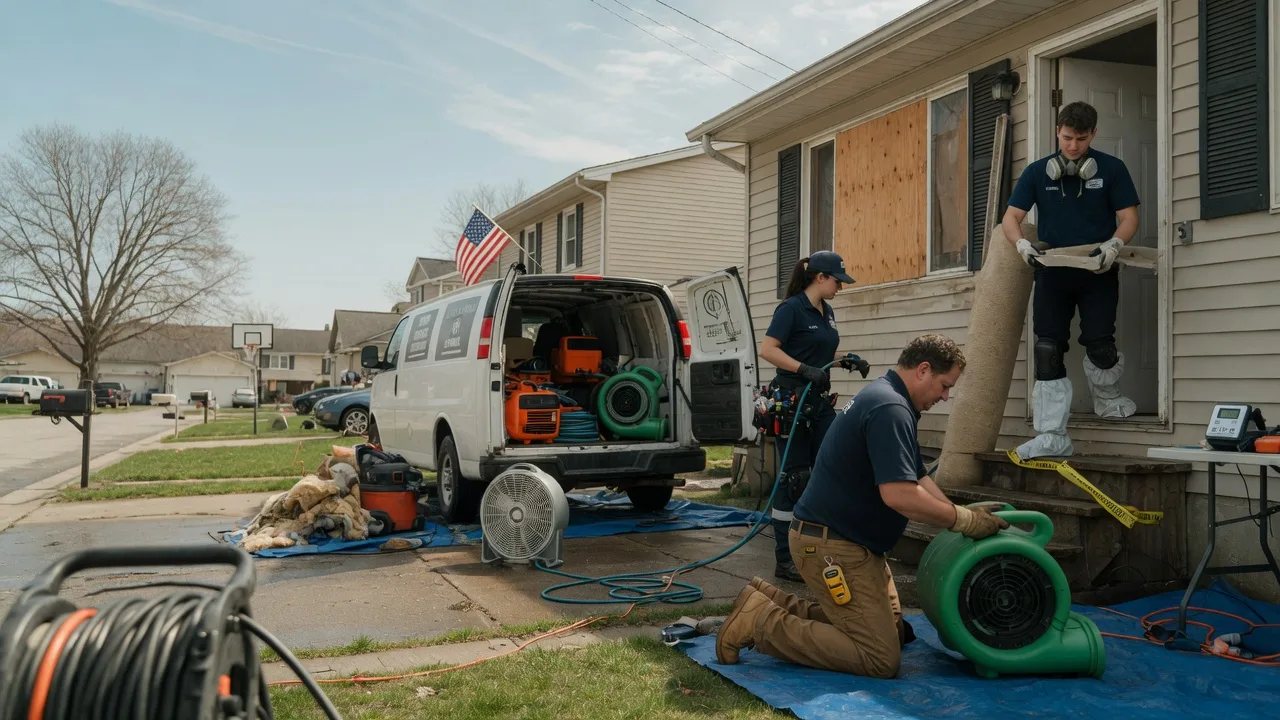 Water Damage Restoration in Christiansburg, VA near me